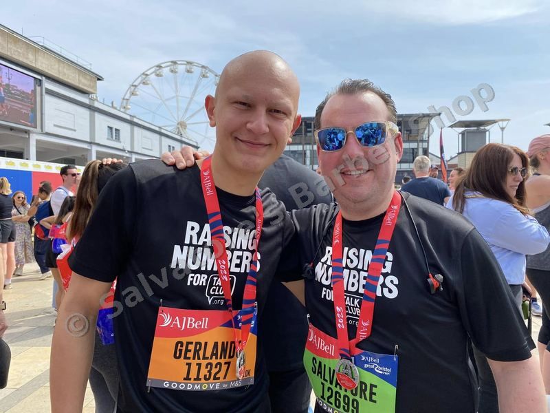 Bristol 10K May 2023 — Team Salvatores at the finish